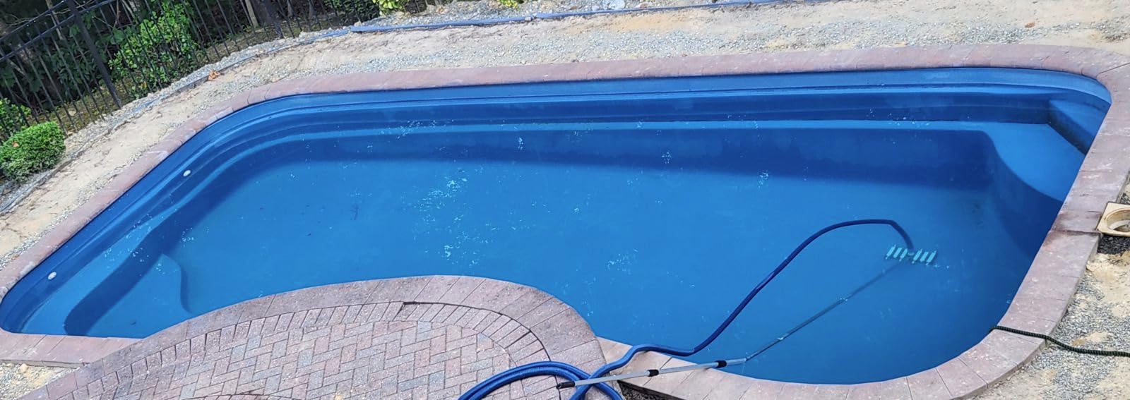 Pool Vacuum Head - Weighted Flexible - 14.4 in - Thermoplastic | 1.5 in Hose Port, Urethane Wheels, Stainless Steel Bearings, Chrome Plated Handle, 10.5 in Width, 4 lb customer photo 2