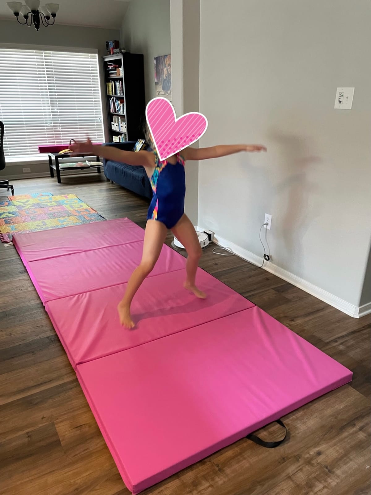 Best Choice Products 10ftx4ftx2in Folding Gym Mat 4-Panel Exercise Gymnastics Aerobics Workout Fitness Floor Mats w/Carrying Handles customer photo 1