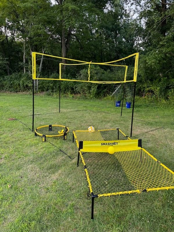 Spikeball Pro Kit (Tournament Edition) - Includes Upgraded Stronger Playing Net, New Balls Designed to Add Spin, Portable Ball Pump Gauge, Backpack - As Seen on Shark Tank TV customer photo 2