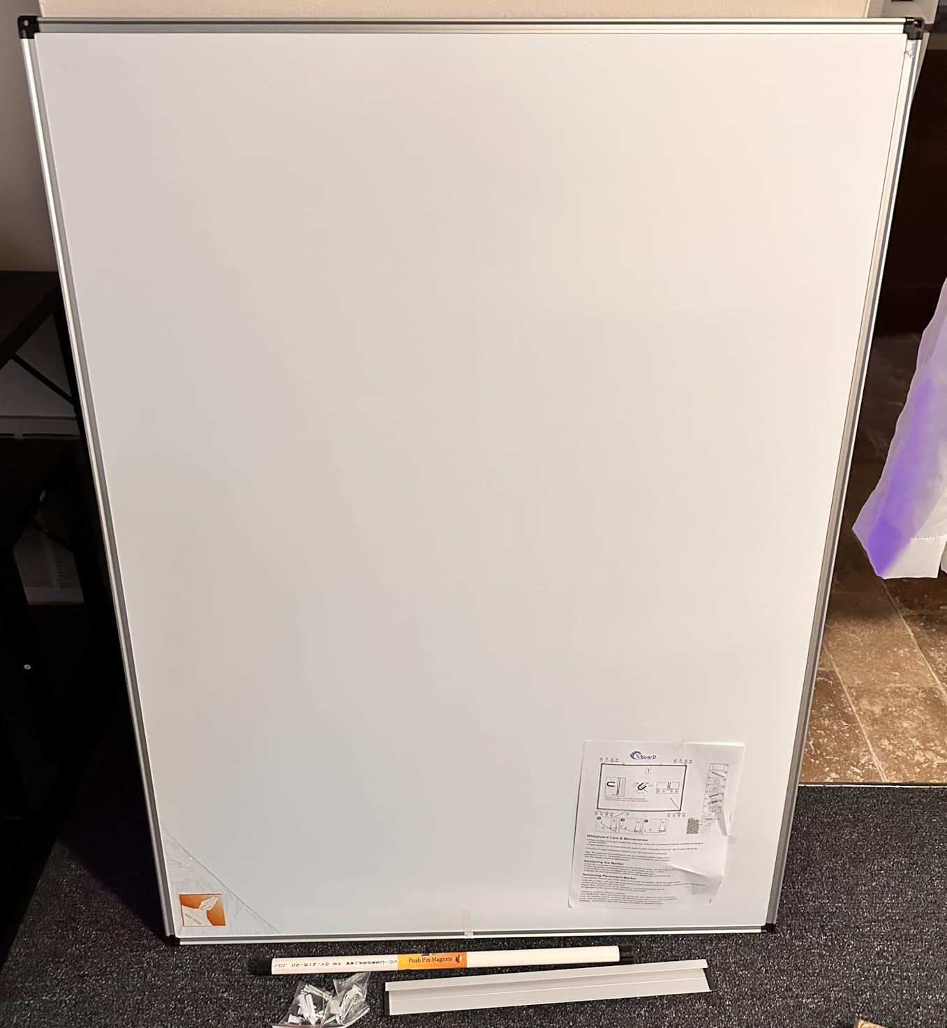XBoard Magnetic Dry Erase Board/Whiteboard, 36 X 24 Inches Double Sided White Board, Silver Aluminium Frame customer photo 1