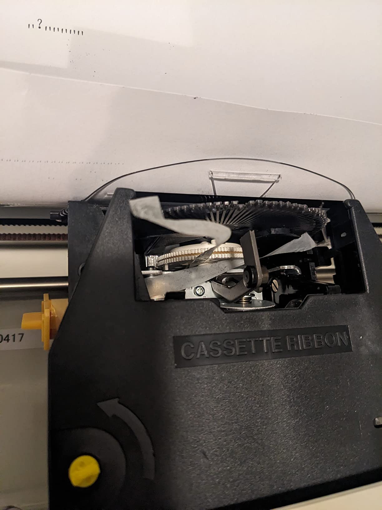 ROYAL 69147T Scriptor II Typewriter, White customer photo 1