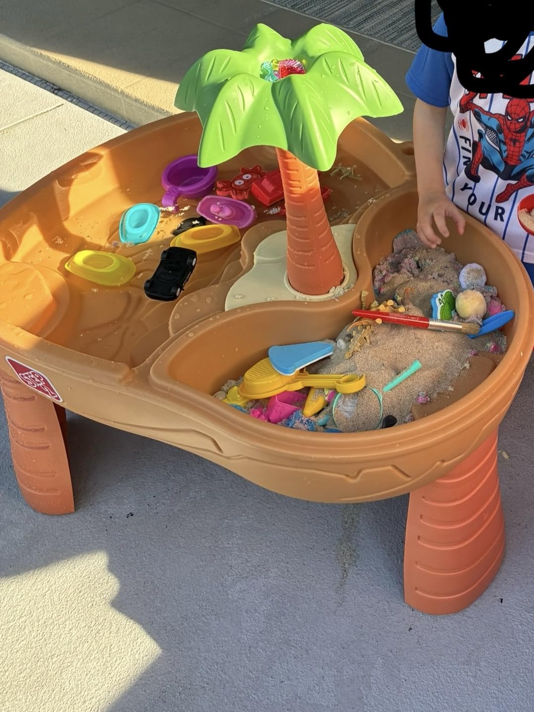 Step2 Dino Dig Sand and WaterTable, Kids Activity Sensory Playset, Summer Outdoor Toys, 7 Piece Water Toy Accessories, For Toddlers 2-5 Years Old customer photo 1