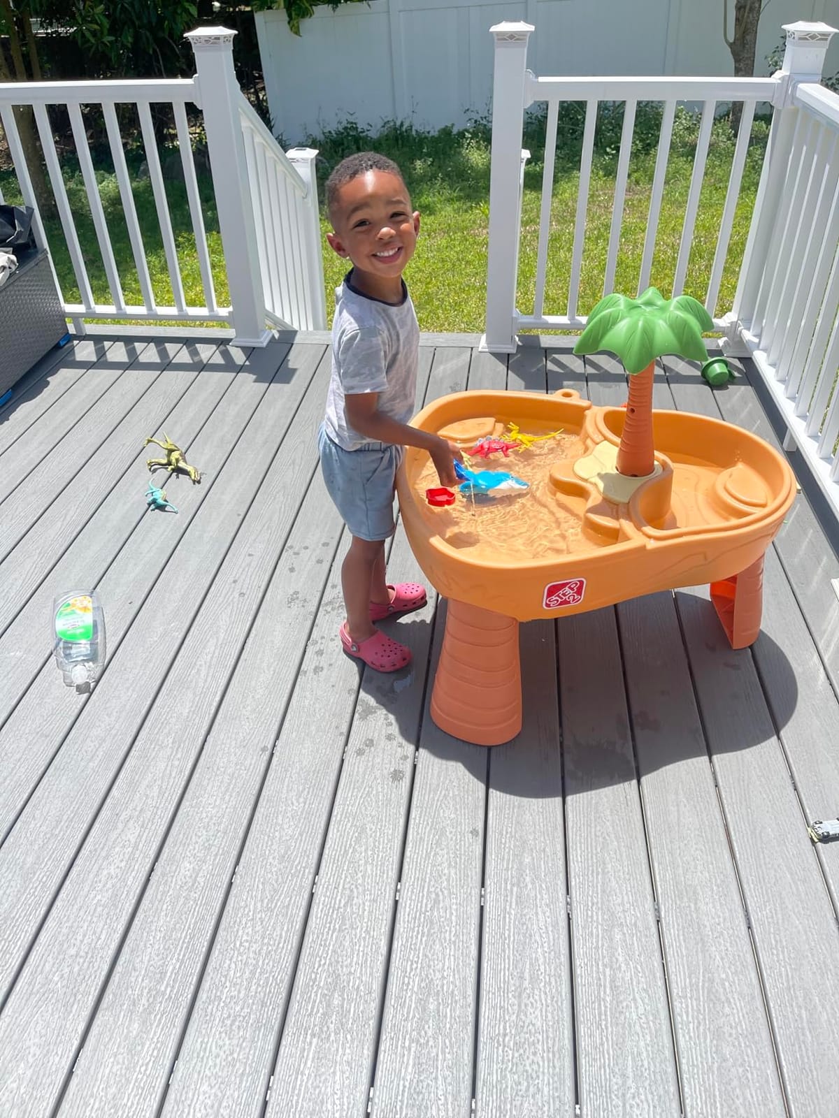 Step2 Dino Dig Sand and WaterTable, Kids Activity Sensory Playset, Summer Outdoor Toys, 7 Piece Water Toy Accessories, For Toddlers 2-5 Years Old customer photo 2