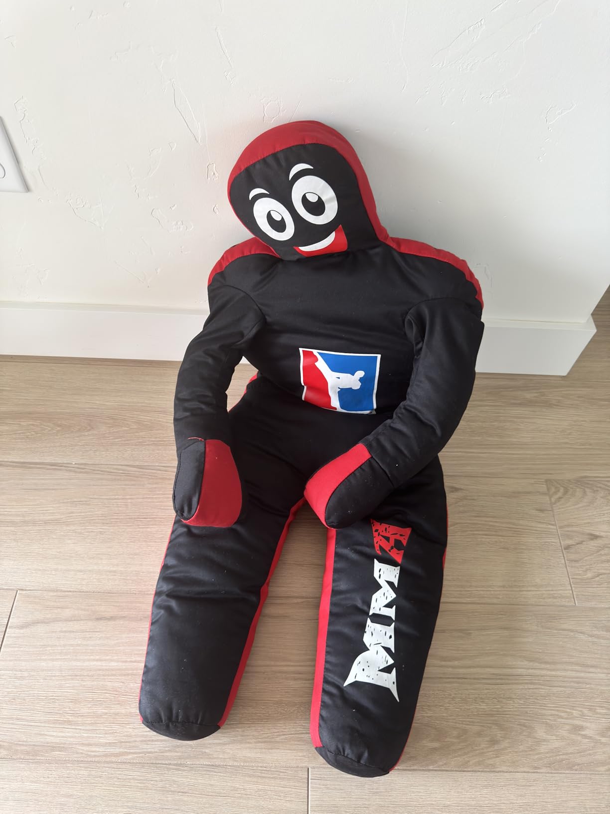 MMA Grappling Punching Dummy for Kids Combat Sports BJJ jiu Jitsu Judo Karate Taekwondo Wrestling Buddies Tackling and Boxing Dummies (47 inch / 4 Feet) - UNFILLED customer photo 1