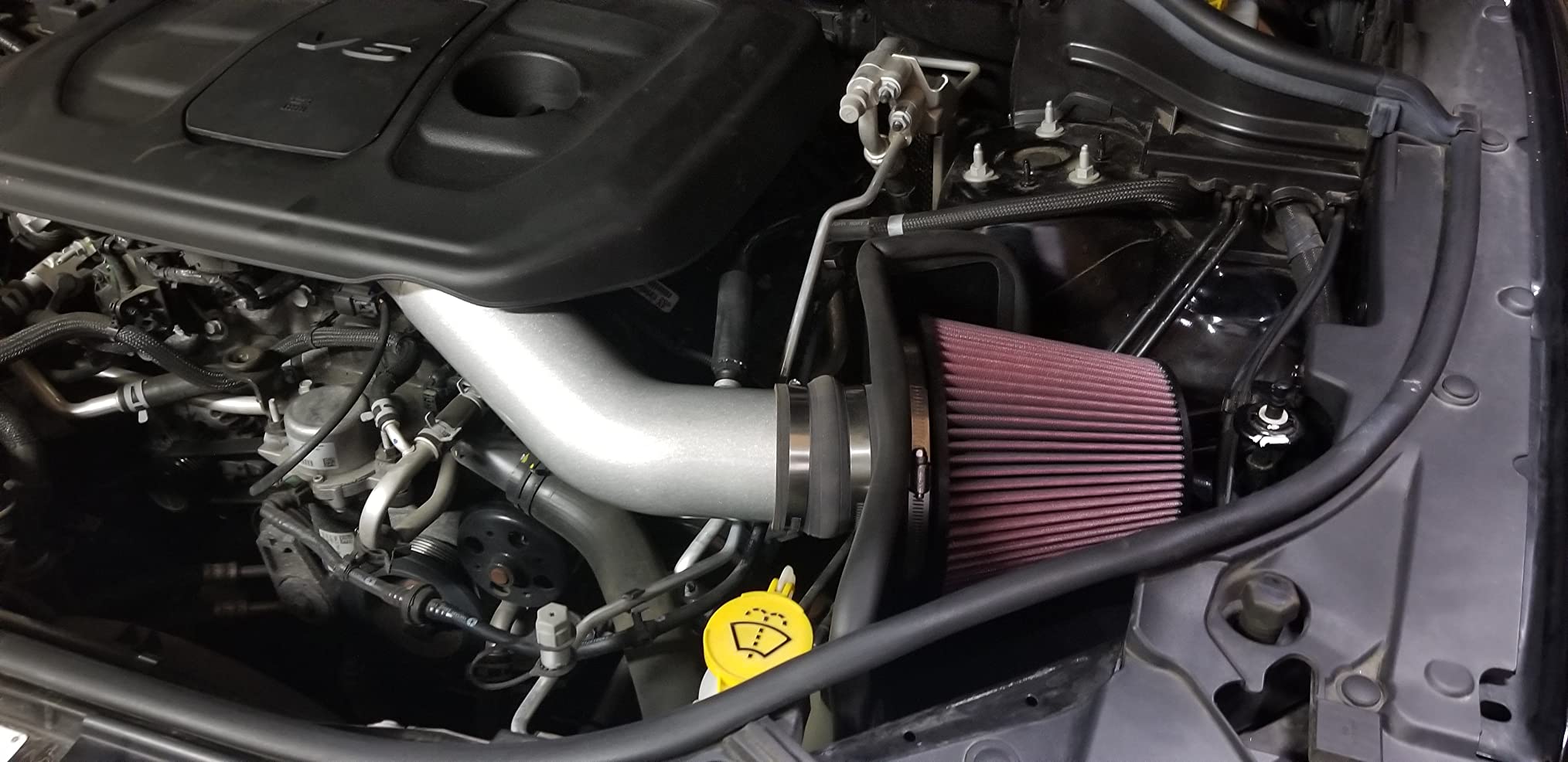K&N Cold Air Intake System: High-Flow Air Filter, Increase Performance & Towing: Compatible with 2016-2026 JEEP/DODGE: Durango, Grand Cherokee, Grand Cherokee WK, 77-1572KS customer photo 1