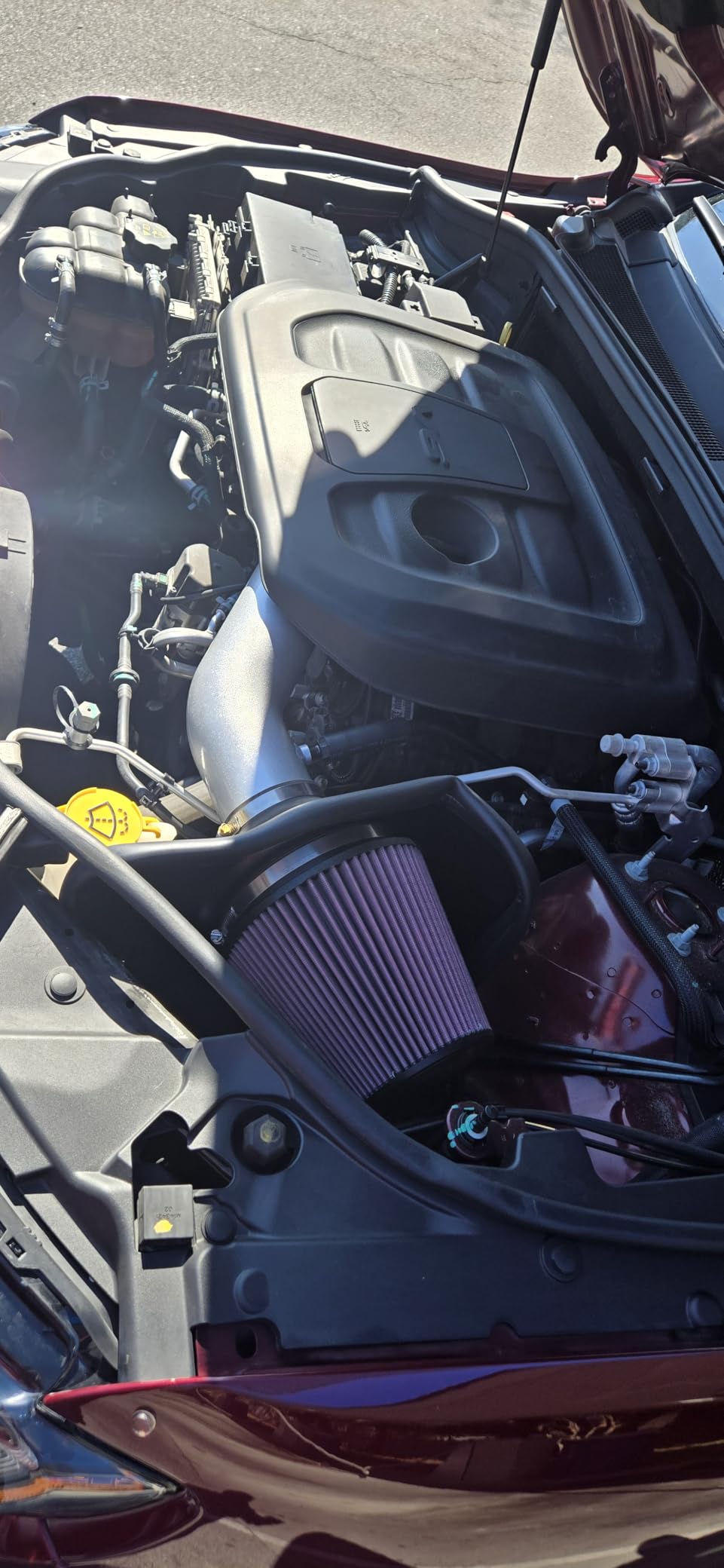 K&N Cold Air Intake System: High-Flow Air Filter, Increase Performance & Towing: Compatible with 2016-2026 JEEP/DODGE: Durango, Grand Cherokee, Grand Cherokee WK, 77-1572KS customer photo 2