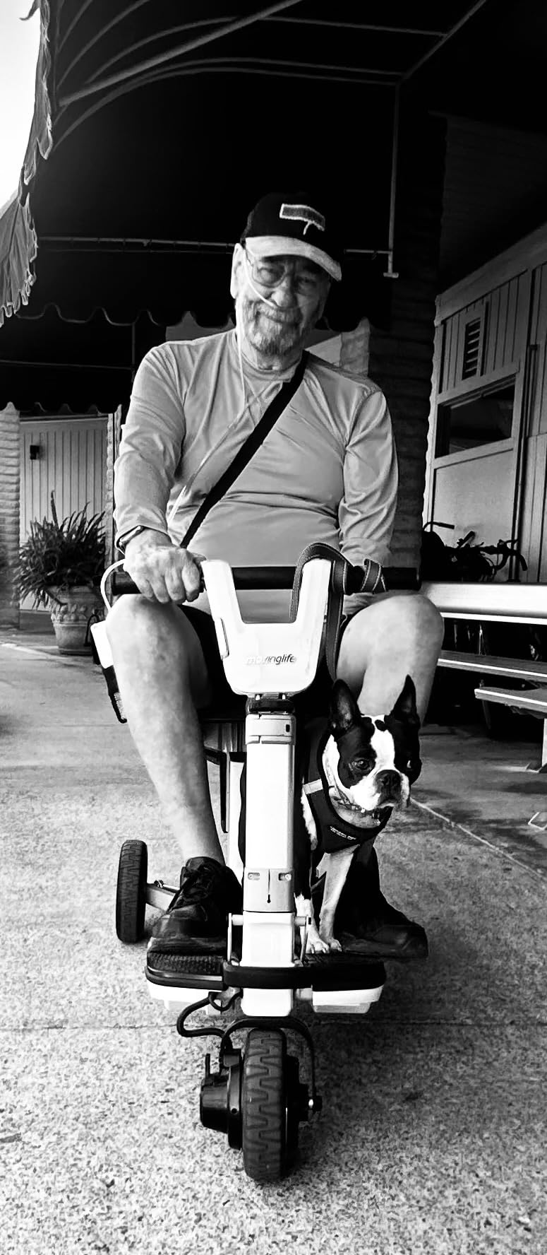 ATTO Folding Travel Powered Mobility Scooter by MovingLife, Full-Size Portable Electric Scooter, Lightweight Lithium Battery, Airline Approved customer photo 1