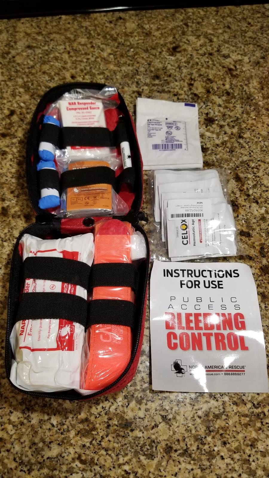North American Rescue Public Access Individual Bleeding Control Kit | Basic Compact Blood Control Bag with C-A-T Tourniquet to Stop Life Threatening Bleeding in Everyday Emergencies customer photo 1