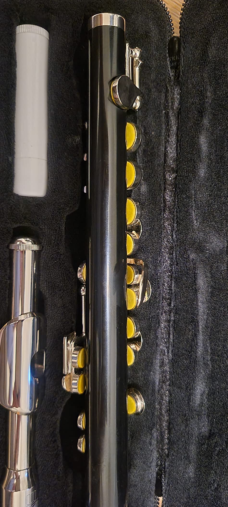 Paititi Professional Centertone Composite Wood Piccolo Flute Silver Plated Head Joint Ebonite Composite Wood Body with Case customer photo 2