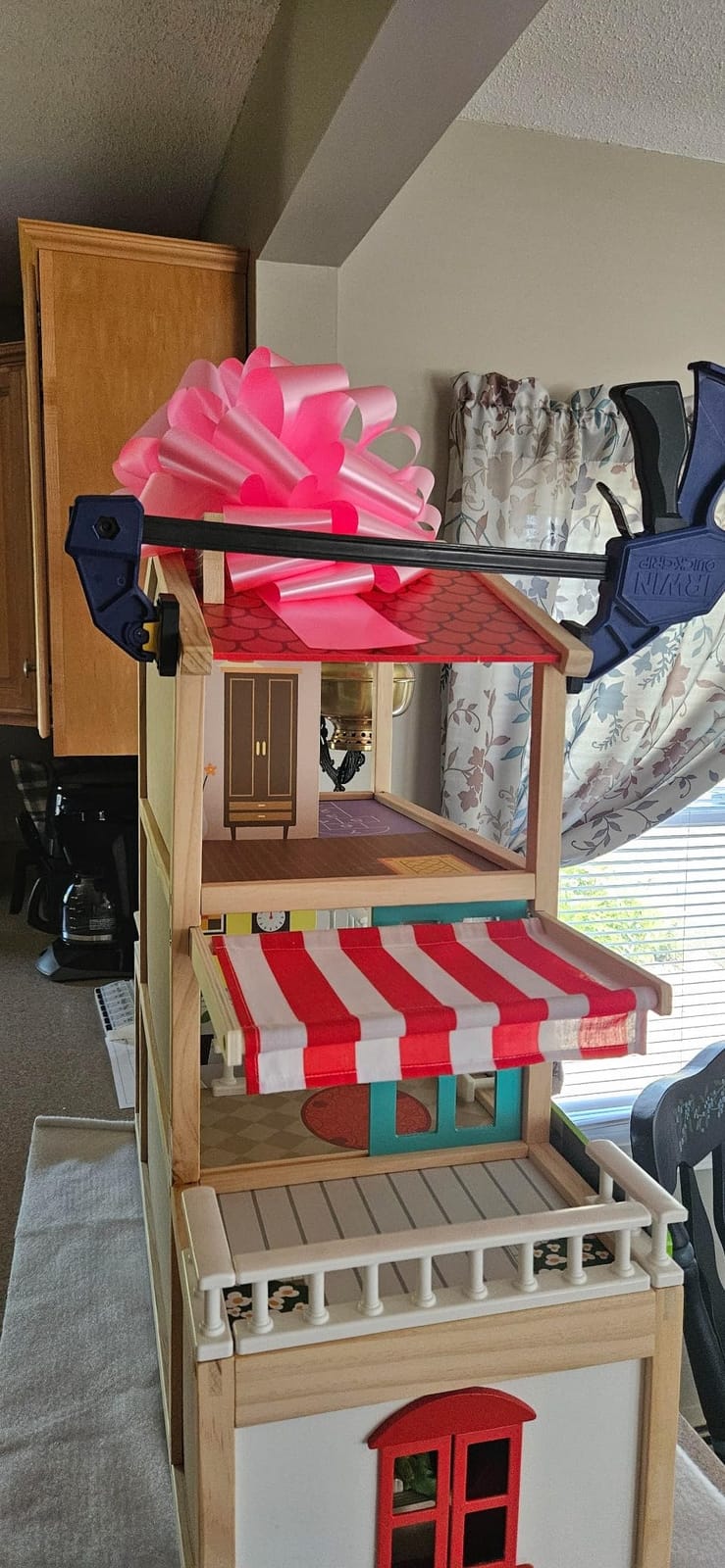 Hape Doll Family Mansion| Award Winning 10 Bedroom Doll House, Wooden Play Mansion with Accessories for Ages 3+ Years customer photo 2