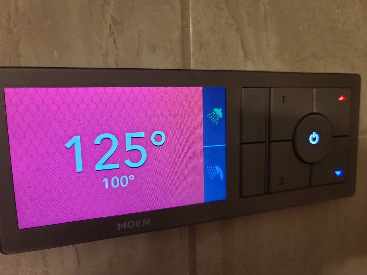 Moen Smart Shower 4-Outlet Digital Thermostatic Shower Valve with 3/4