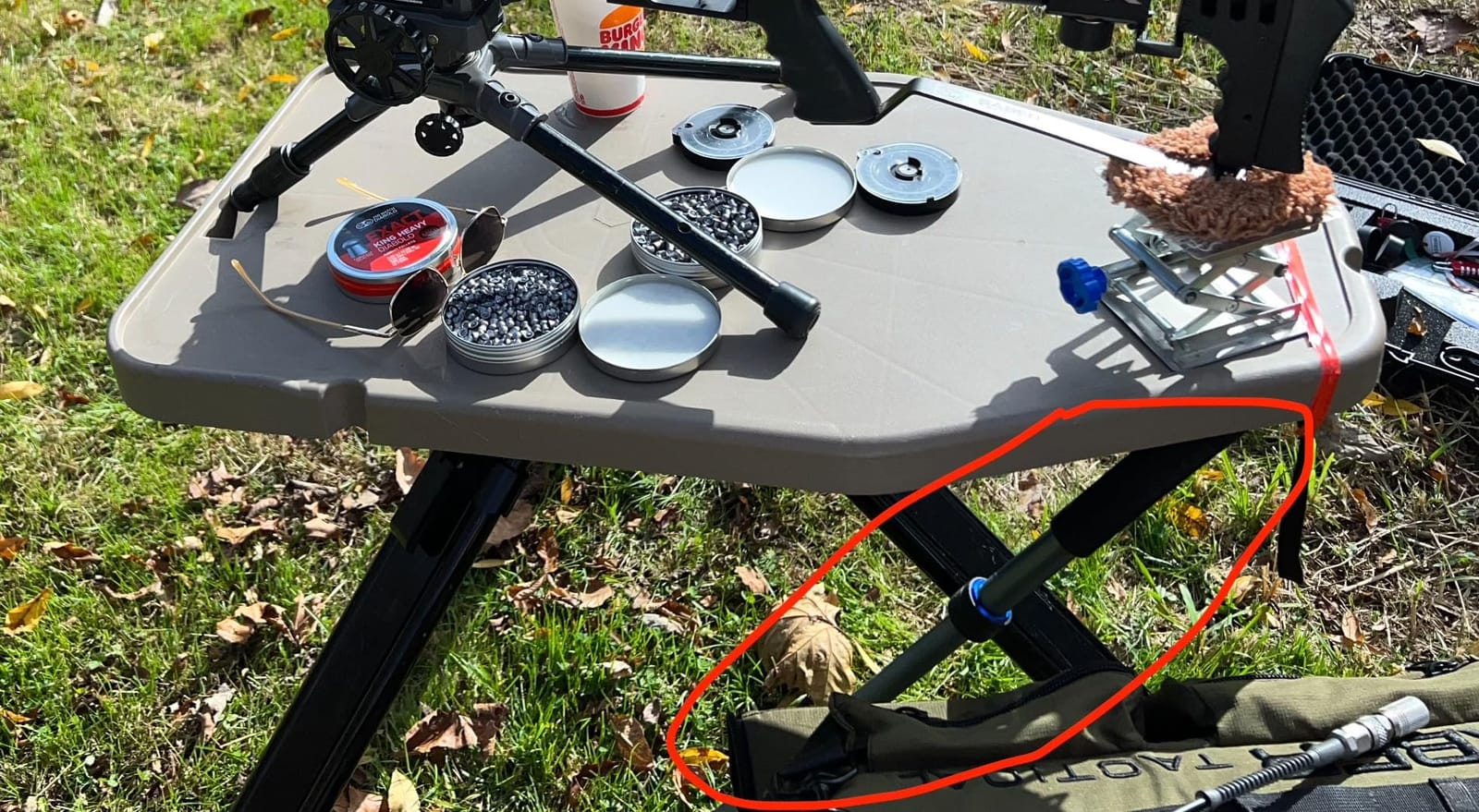MTM HLST High-Low Shooting Table, USA Made, Dark Earth customer photo 1