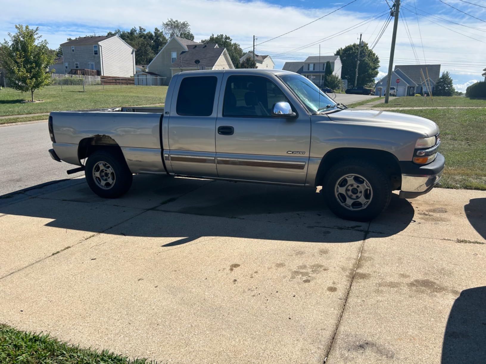 Tyger Auto Fender Flare Compatible with 1999-2006 Chevy Silverado GMC Sierra 1500 2500 3500HD; 2007 Classic Fleetside, Fine-Textured Black Paintable Factory Style 4pc | TG-FF6C4218 customer photo 2