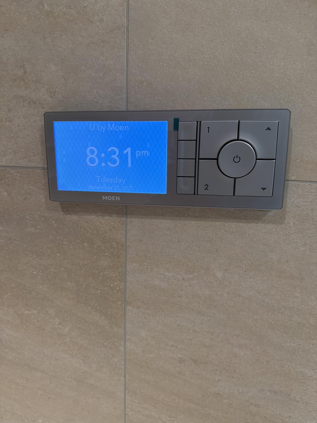 Moen Terra Beige Smart Shower 4-Outlet Digital Shower System Controller for Thermostatic Shower Valve, TS3304TB customer photo 1