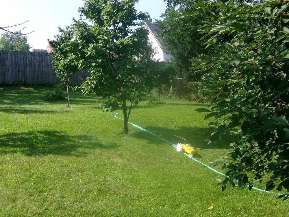 Lawn Sprinkler - Traveling Nelson Rain Train Tractor Sprinkler - Cast Iron customer photo 1