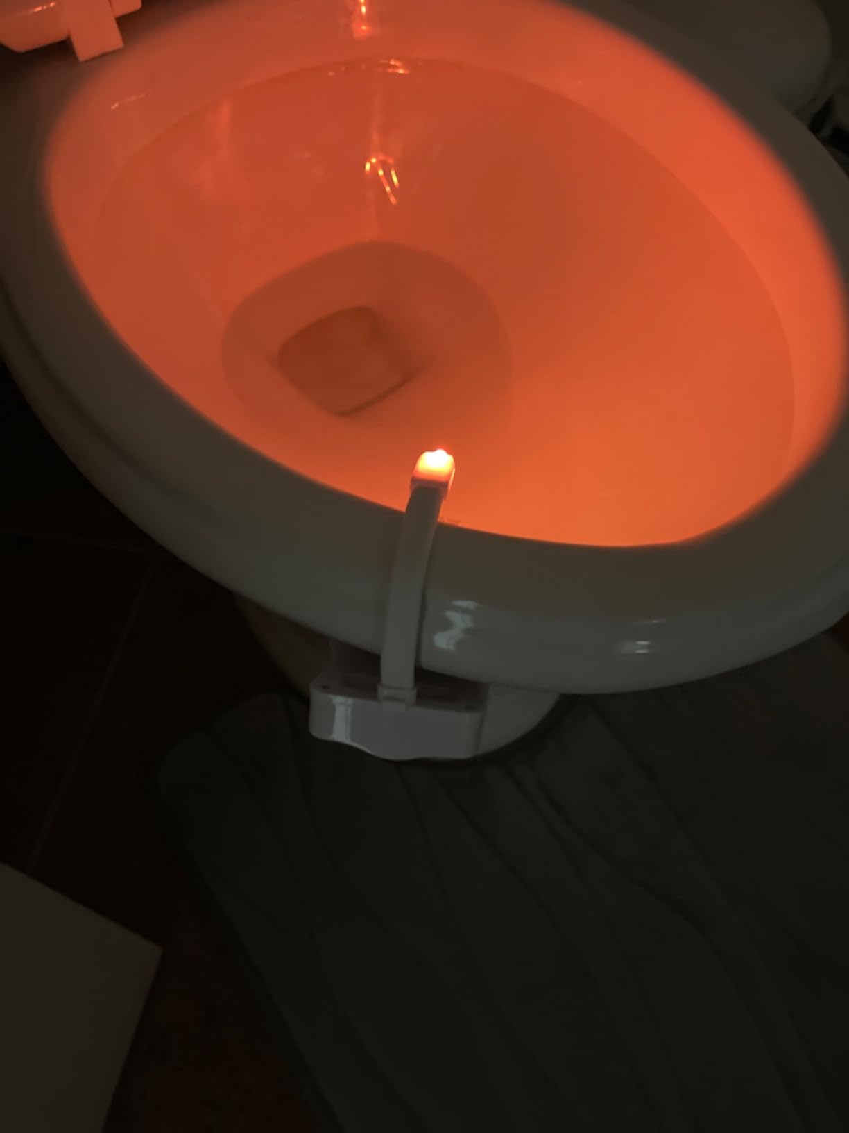 Ailun Toilet Night Light Motion Sensor LED 8 Colors Changing, 2 Pack | Motion Sensor Activated, Toilet Bowl Illuminate, Battery Not Included, Perfect with Water Faucet Light customer photo 2
