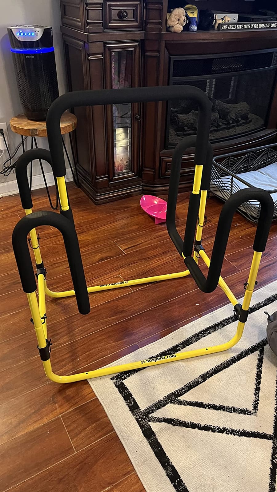 Suspenz Double-Up SUP Stand, Holds 2 Stand Up Paddle Boards or Surfboards, Yellow (22-9936) customer photo 2