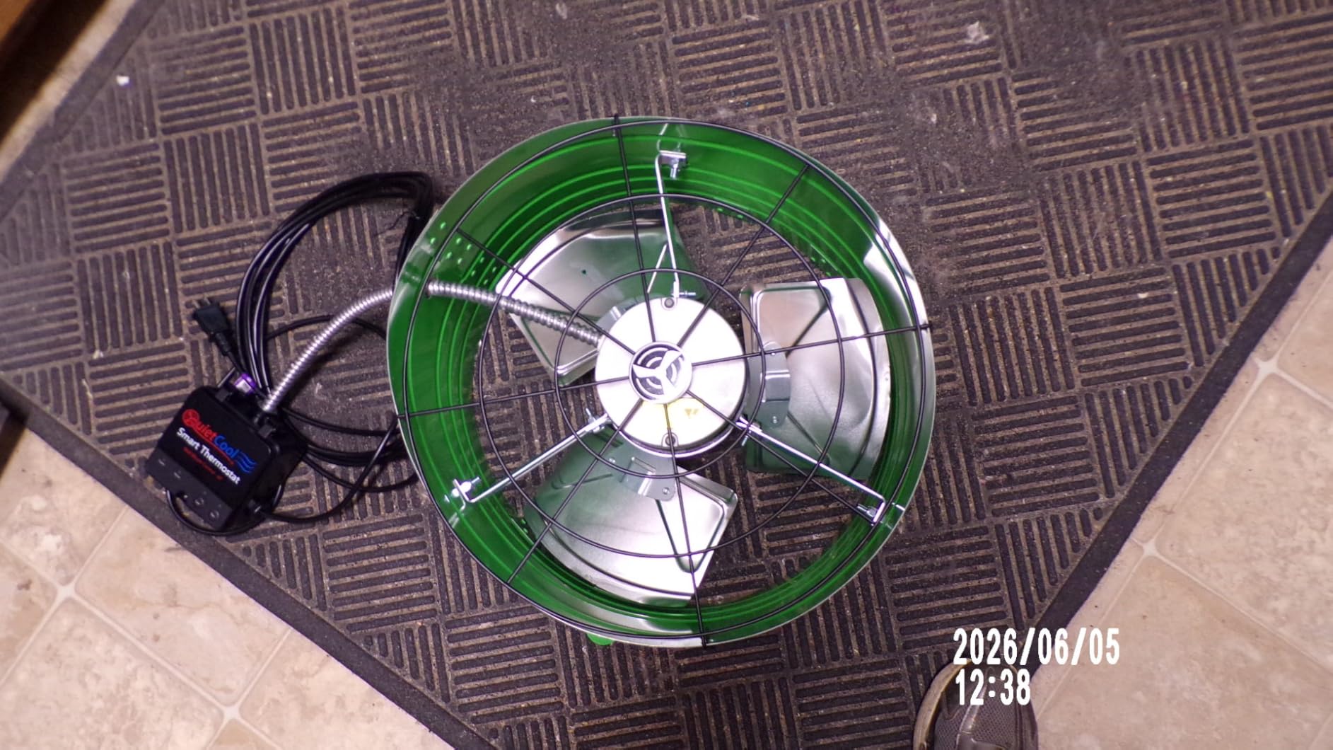 Quietcool AFG SMT ES-3.0 Smart Attic Fan for Gable Vents - Up to 2801 CFM - As low as 22 Watts - Smart App Control - Thermostat and Humidistat - 20ft Power Cord - Plug-and-play - Three Speed customer photo 2