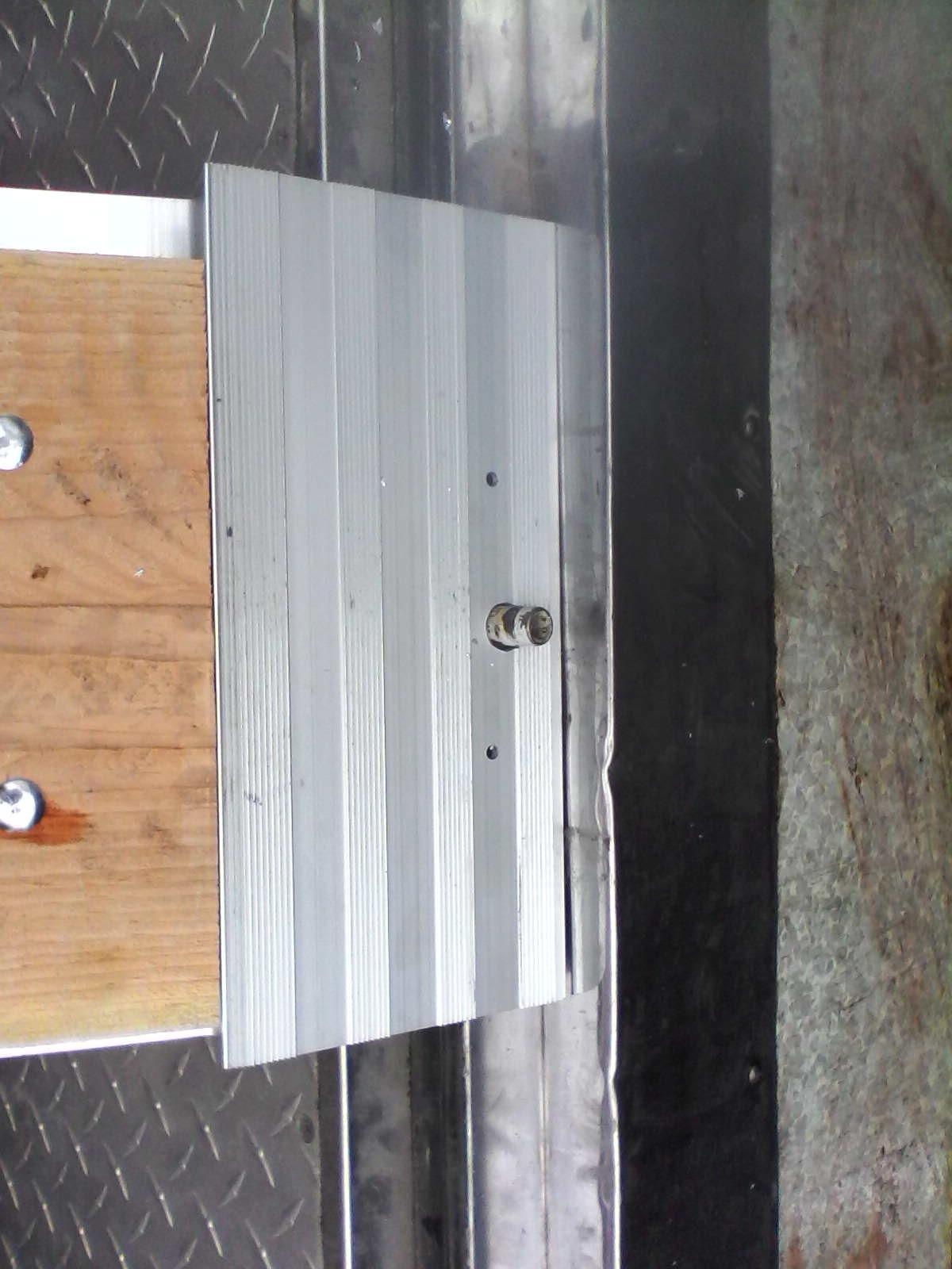 AFA Tooling 2x8 Ramp Kit, Aluminum Ends, Rubber Feet, 1500 lb Capacity - Ramp brackets for trailers, ATVs, snowmobiles, and garden tractors customer photo 2