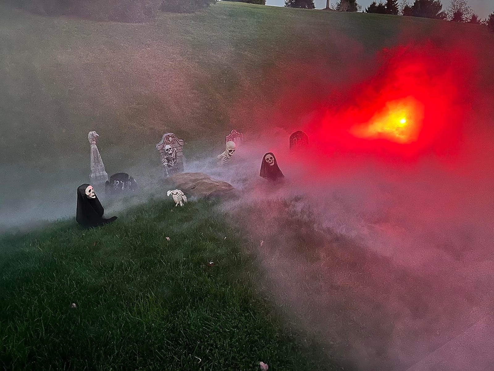 ADJ Products MISTER-KOOL-II Grave Yard Low Lying Water Based Fog Machine | Graveyard Halloween haze, ground hugging mist, no dry ice needed, party and stage ready, quick setup customer photo 1