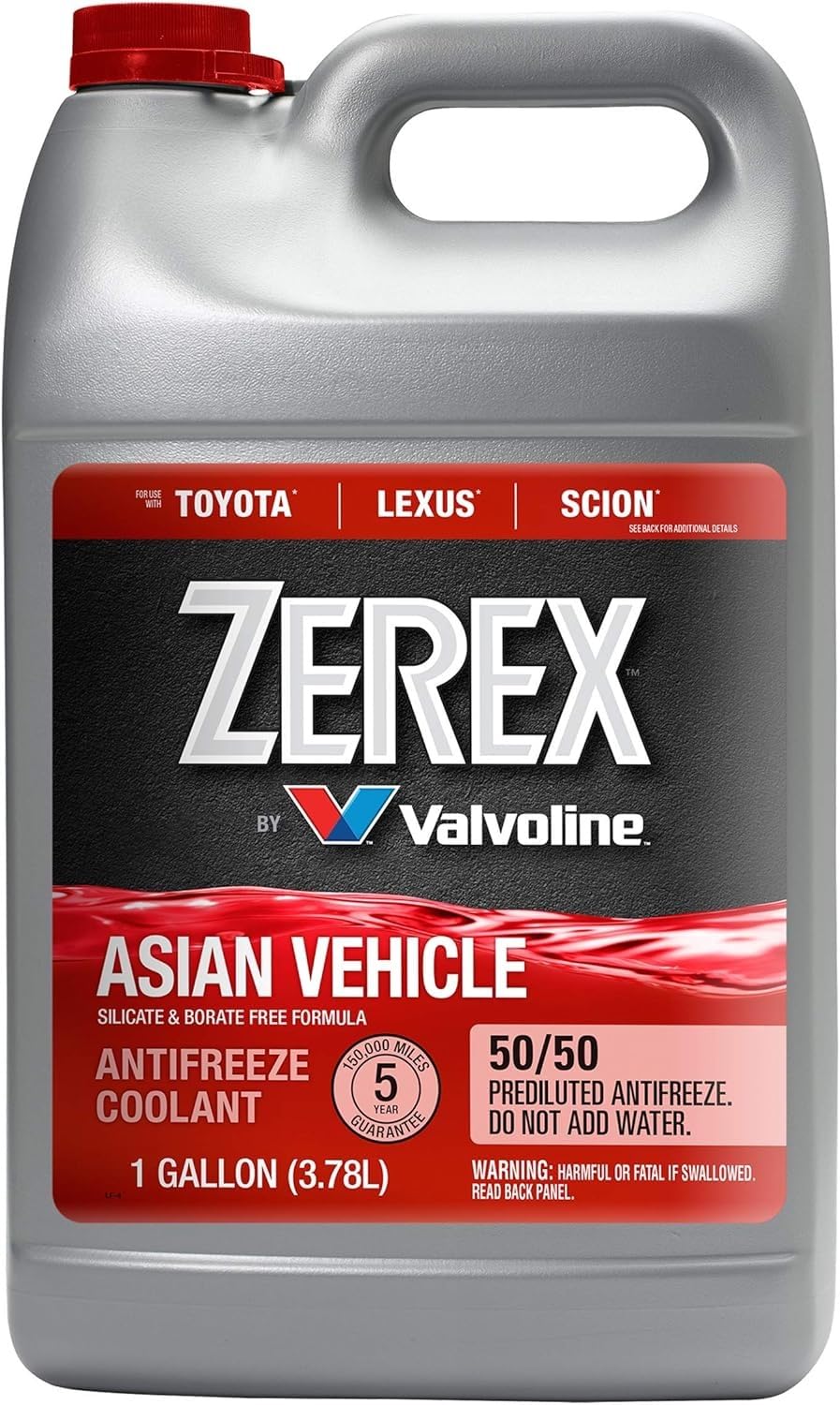 Zerex Asian Vehicle Blue Silicate and Borate Free 50/50 Prediluted Ready-to-Use Antifreeze/Coolant 1 GA customer photo 2