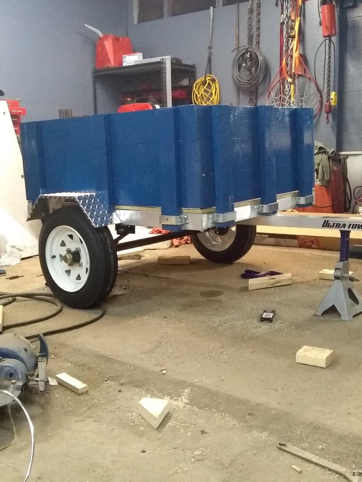 Ultra-Tow 40in. x 48in. Aluminum Utility Trailer Kit - 1060-Lb. Load Capacity customer photo 1