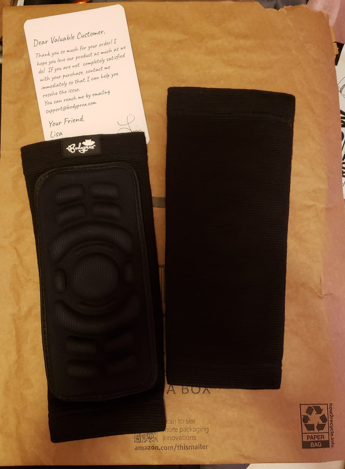 Bodyprox Elbow Protection Pads 1 Pair, Elbow Guard Sleeve customer photo 2