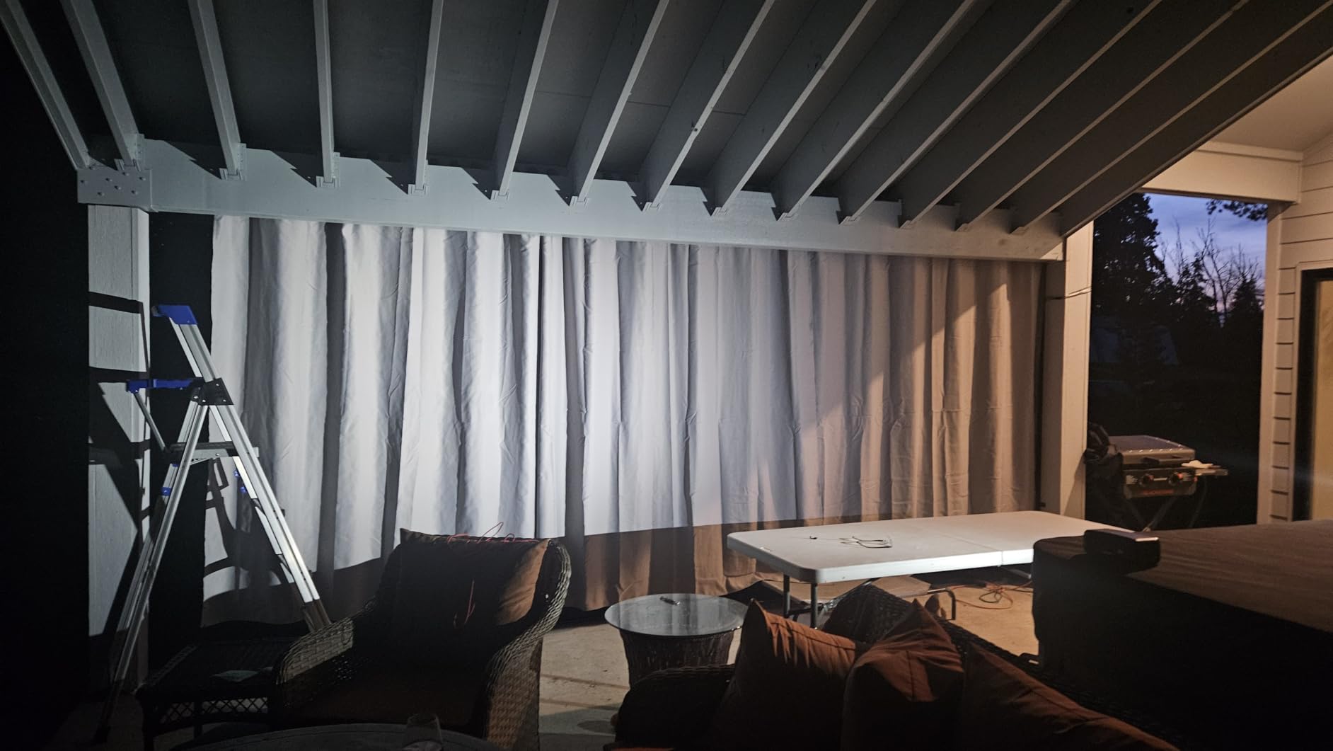 RYB HOME Outdoor Curtains for Patio Waterproof Block Sunlight customer photo 2
