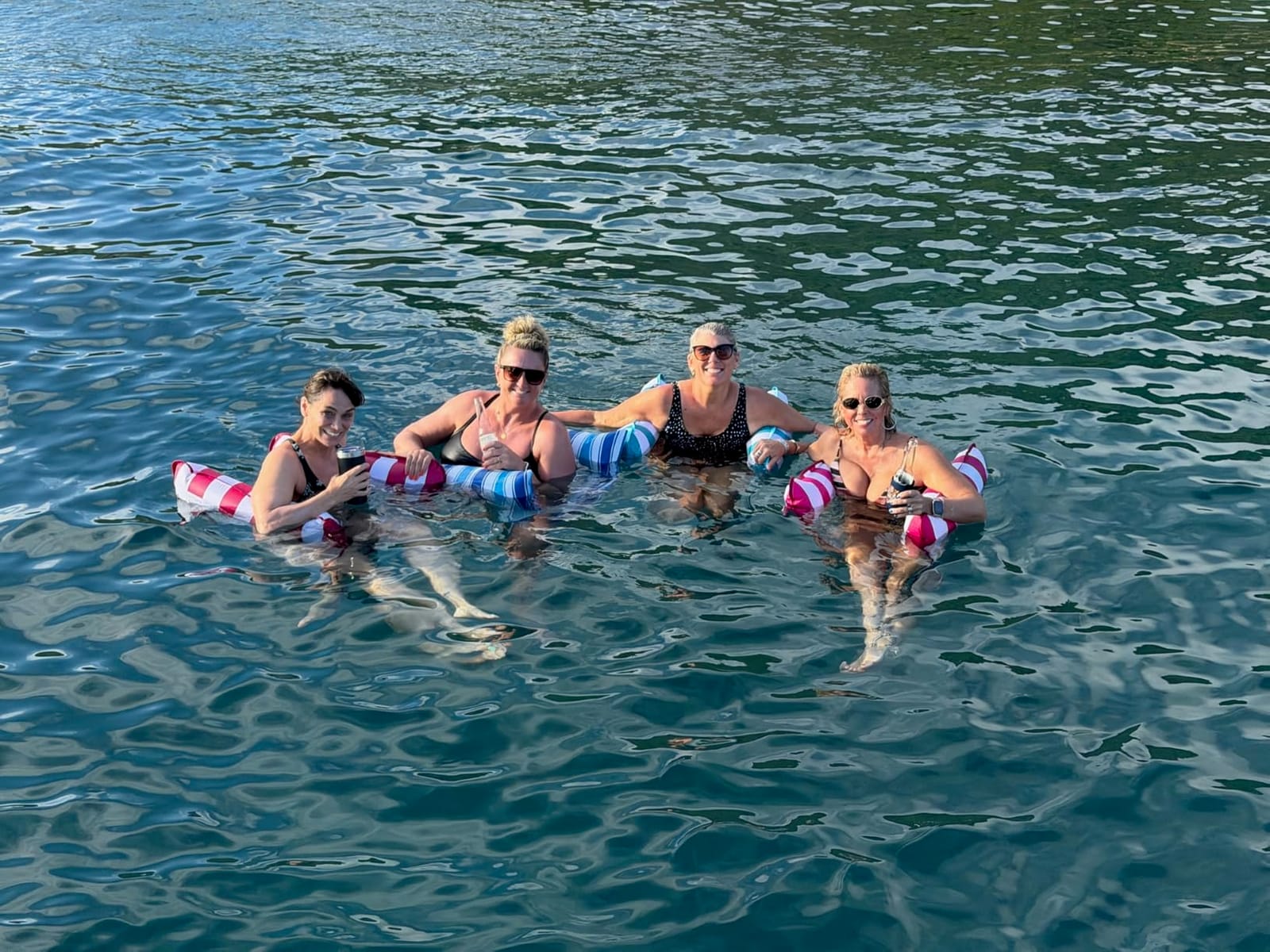 Aqua 4-in-1 Monterey Hammock Pool Float & Water Hammocks - 2-3-4 Multipacks - Multiple Colors/Styles - for Adults and Kids Floating customer photo 1