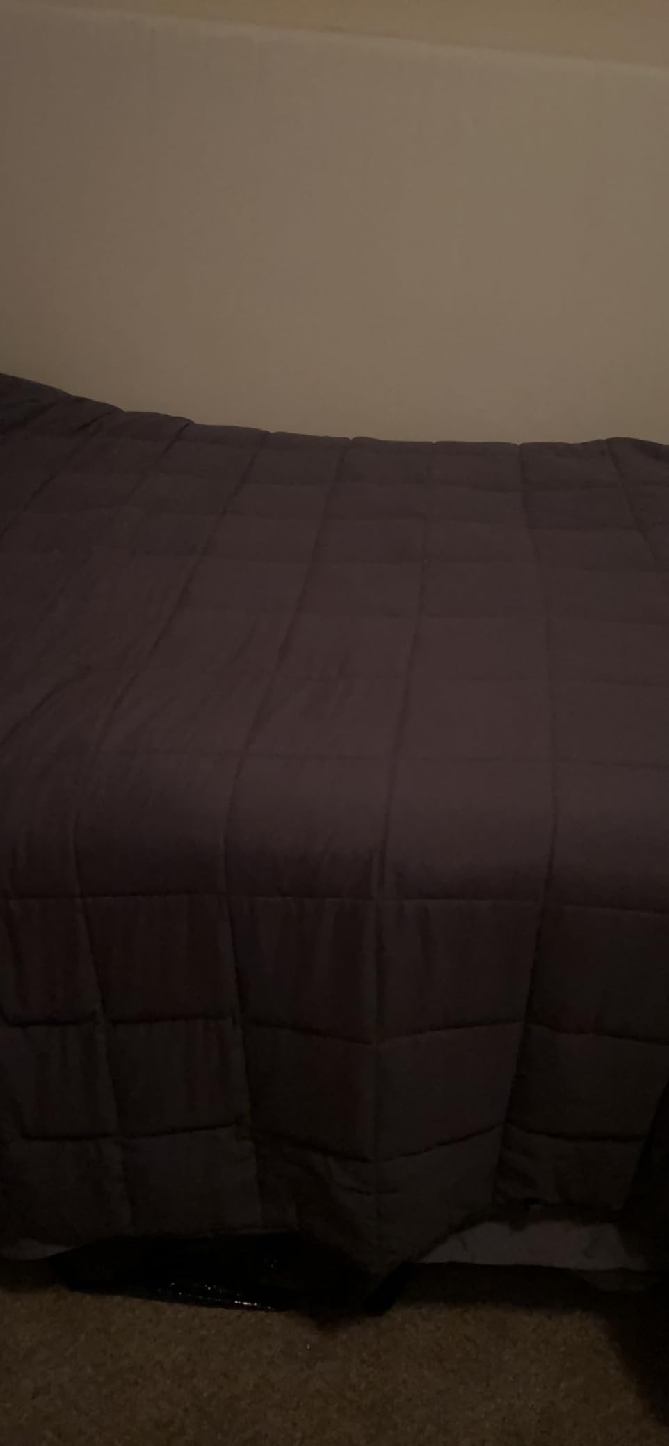 Weighted Idea Weighted Blanket for Adults (Dark Grey, 48x72, 15lbs) Cooling Breathable Heavy Blanket with Premium Glass Beads All-Season Soft Thick Blanket customer photo 2