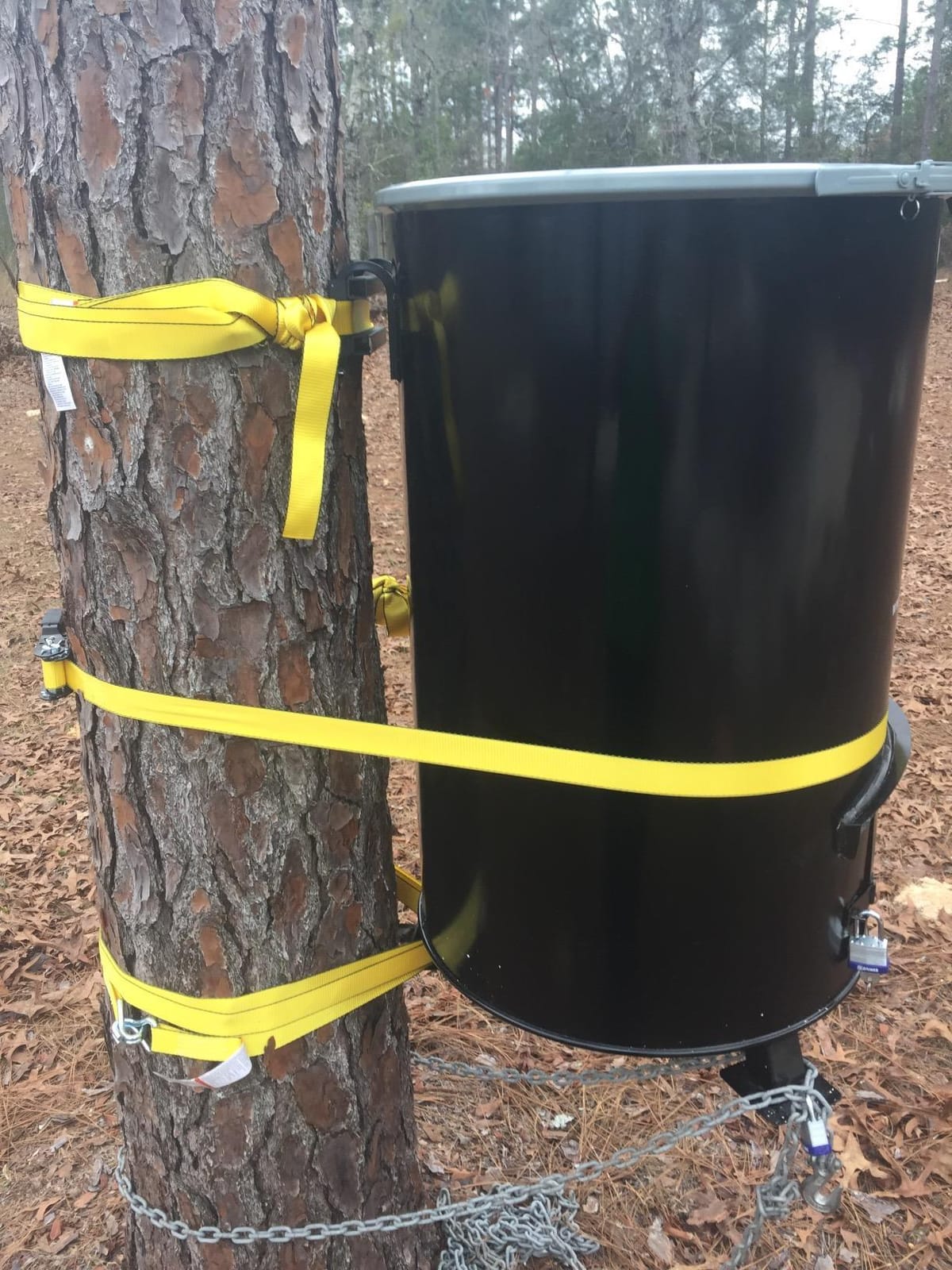 One and Done PRO Game Feeder - Built to Last - Loads 122lbs or 250 lbs (55 Gallon Bear Proof Classic Game Feeder) No Assemble Required customer photo 1