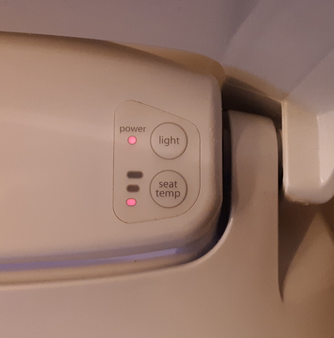 Bemis Radiance Heated Night Light Toilet Seat, Slow Close Adjustable Fit Long Lasting Plastic Seat, Elongated, White customer photo 2
