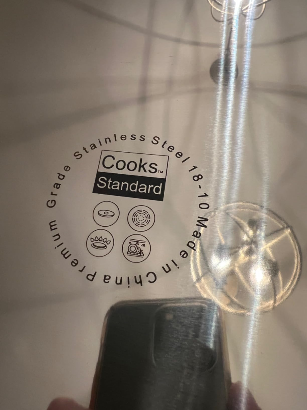 Cooks Standard Classic 16 x 13 Inch Stainless Steel Roaster Pan with V-Shaped Rack, Turkey Roasting Pan with Rack, Large Capacity, Oven and Dishwasher Safe customer photo 2