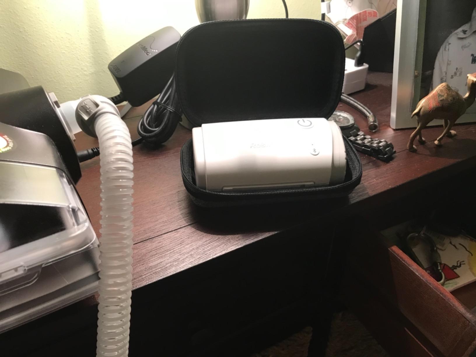 Resmed Airmini Hard Travel Case - Slim CPAP Travel Case with EVA Foam & Easy-to-Open Zip - Water-Resistant CPAP Accessory customer photo 2