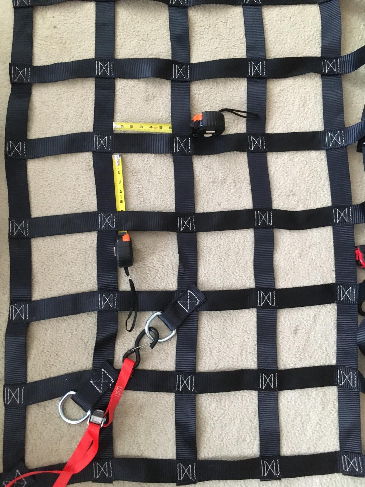 Mytee Products 6' x 8' Heavy Duty Cargo Net for Pickup Truck Bed with D Rings Tie Down Fittings - Durable Truck Bed Cargo Net with 6 Cam Buckle Tie Down Straps customer photo 2