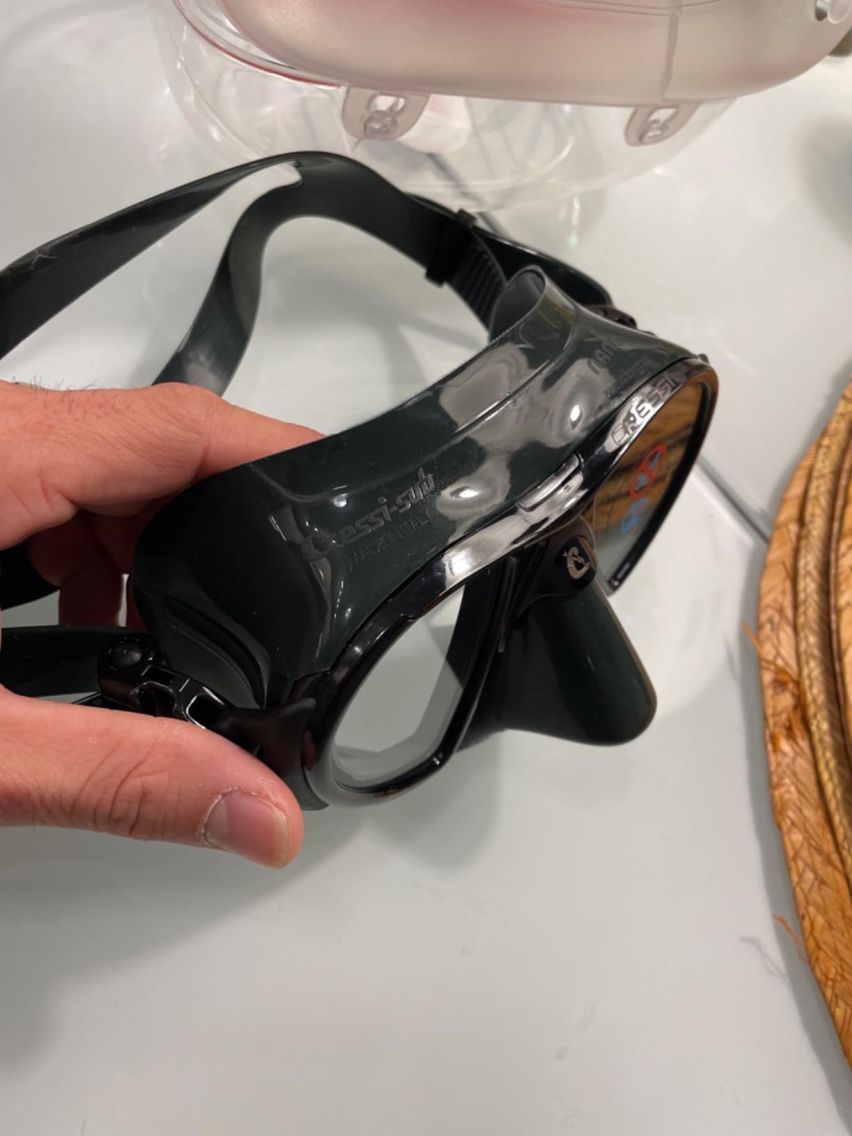 Cressi Low Volume Adult Mask for Scuba, Freediving, Spearfishing - Nano Made in Italy customer photo 1