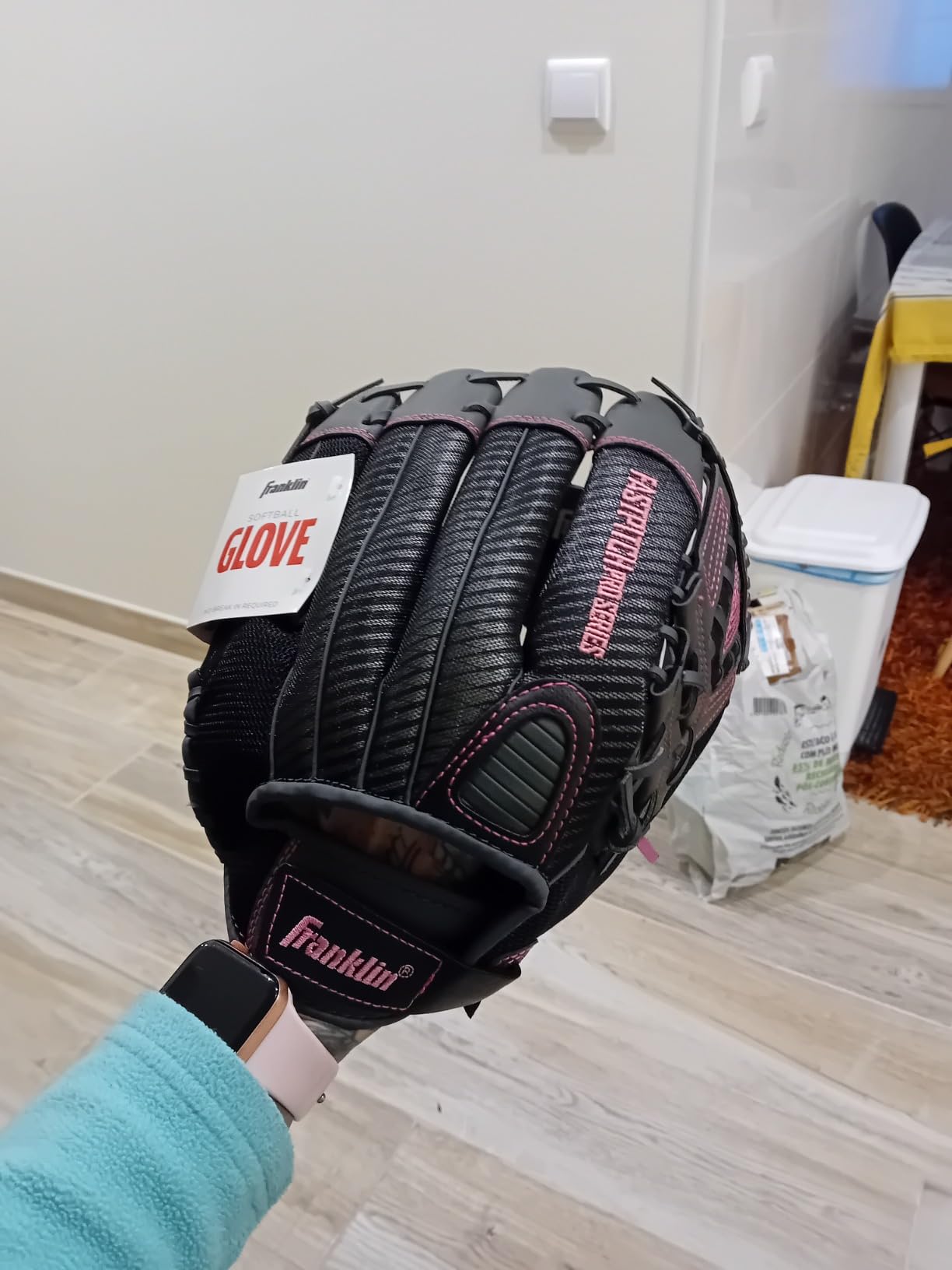 Franklin Sports Girls Softball Glove-Women's Windmill Fastpitch+Slowpitch Softball Glove-Right and Left Hand-Adult customer photo 2
