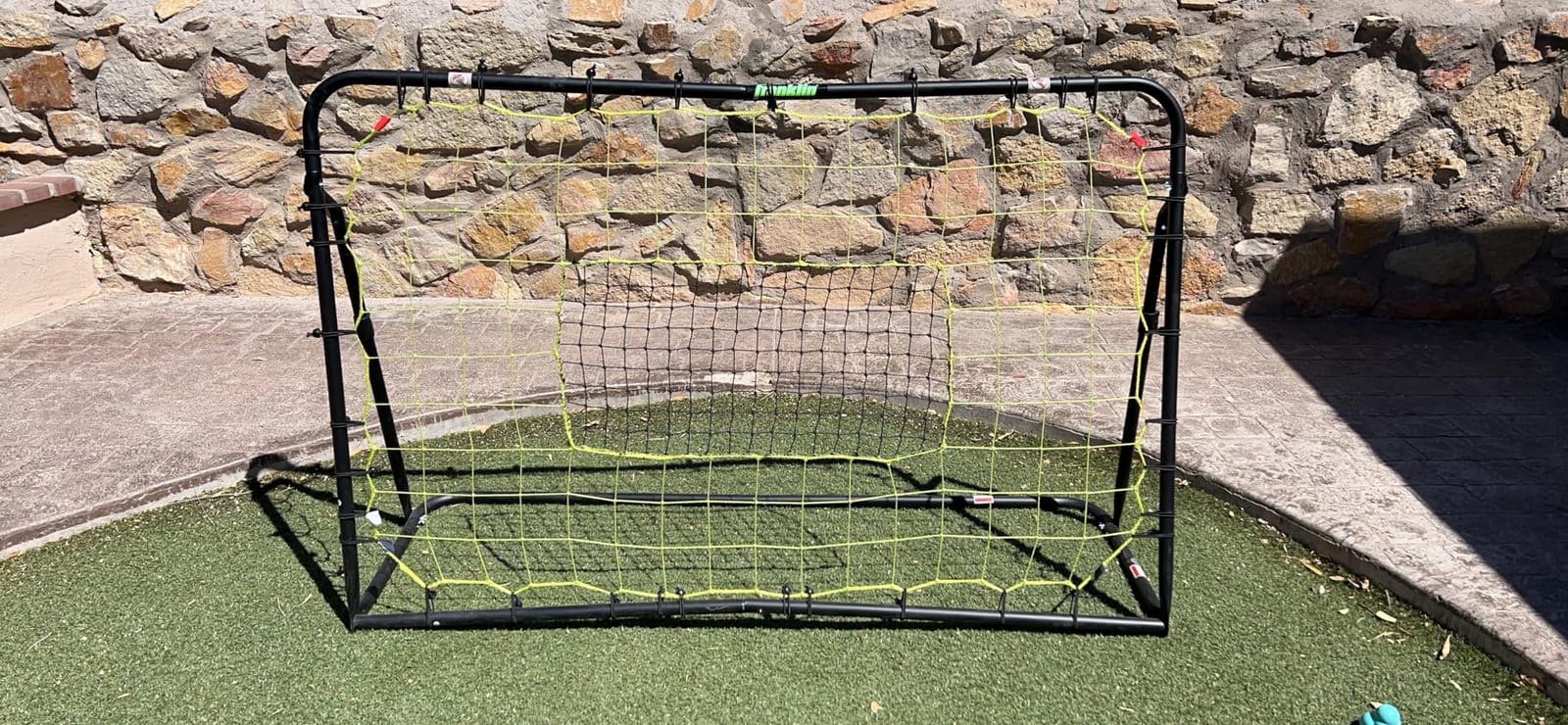 Franklin Sports Soccer Rebounder - Tournament Steel Rebounding Net - Perfect for Backyard Practice and Training - 12' x 6' & 6' x 4' customer photo 1