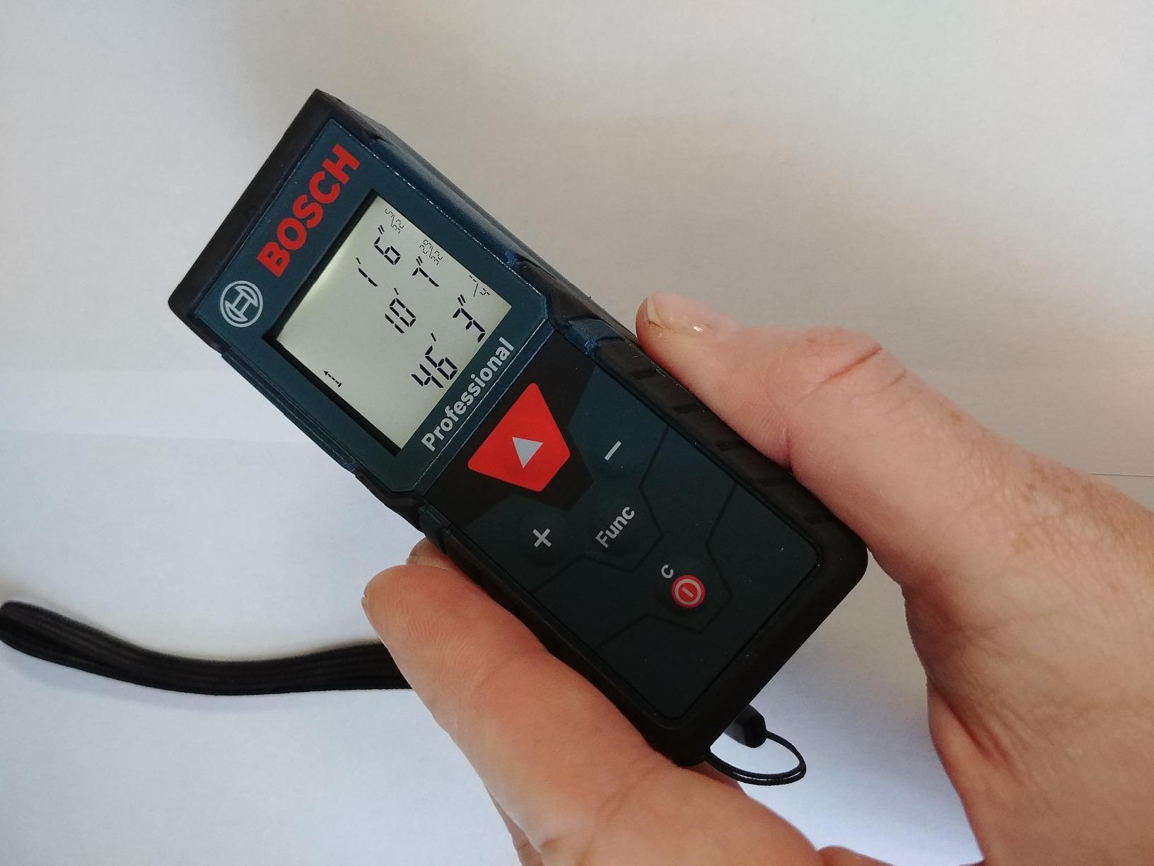 BOSCH GLM165-40 Blaze Pro 165 Ft. Laser Measure, Distance Measuring Laser | Real-time measurement, backlit color display, 1/16 in. accuracy, contractors, stable mounting, surveying, construction customer photo 2