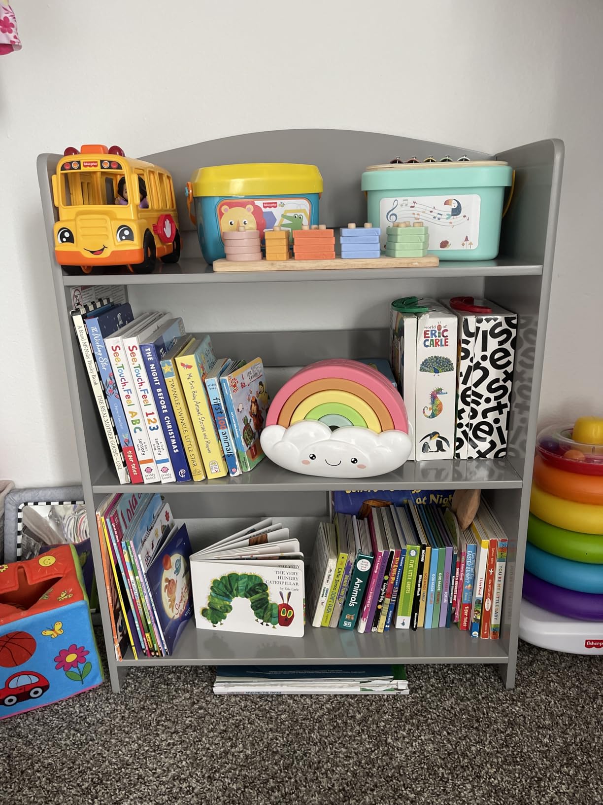 Delta Children MySize Bookshelf - Greenguard Gold Certified, Grey customer photo 1