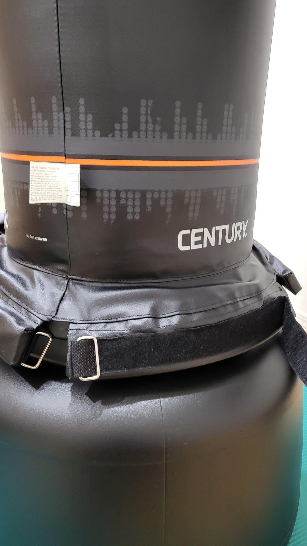 Century Torrent Freestanding Punching Bags - T1 or T2 Options | Black Free Standing Training Heavy Bag | Ideal for Martial Arts, Boxing, Kickboxing and Cardio Workouts | Designed for Men and Women customer photo 1