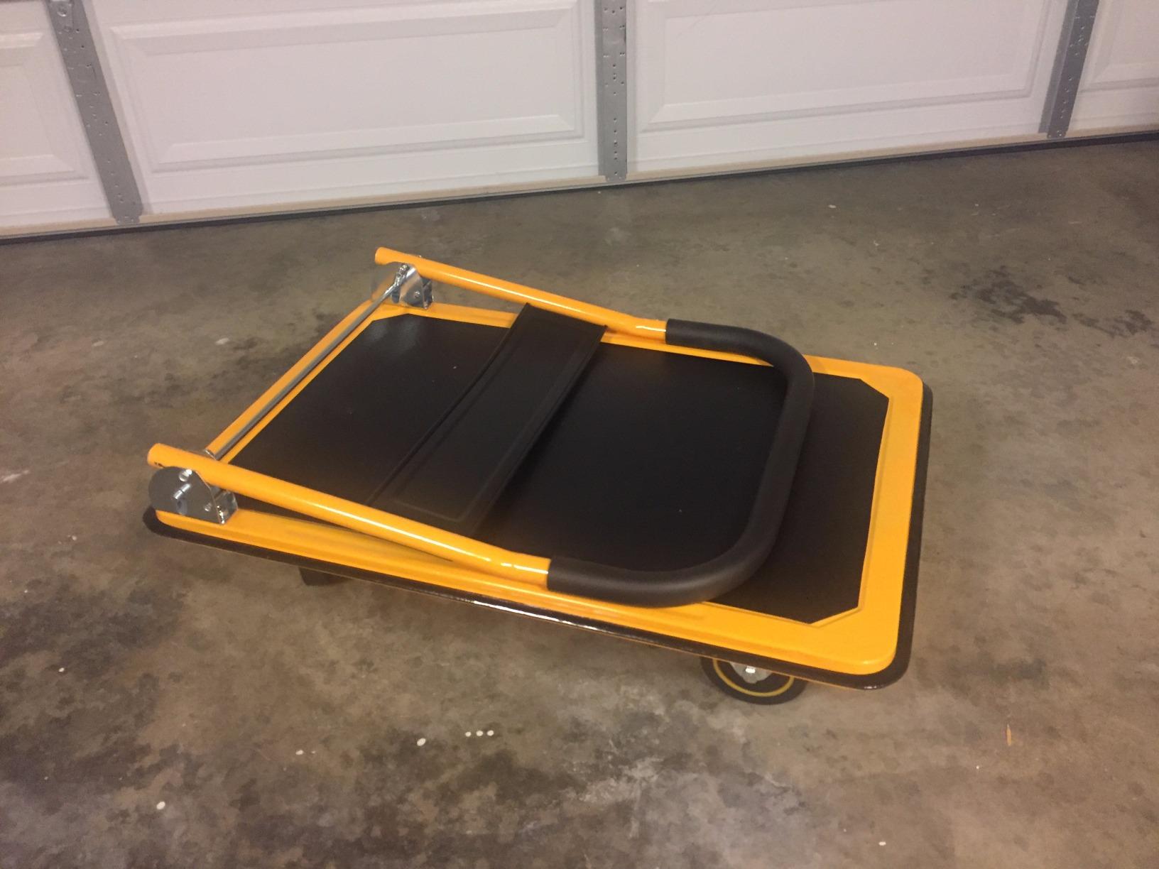 Wellmax Push Cart Dolly, Foldable Moving Platform Flat Cart, 660 lb customer photo 2