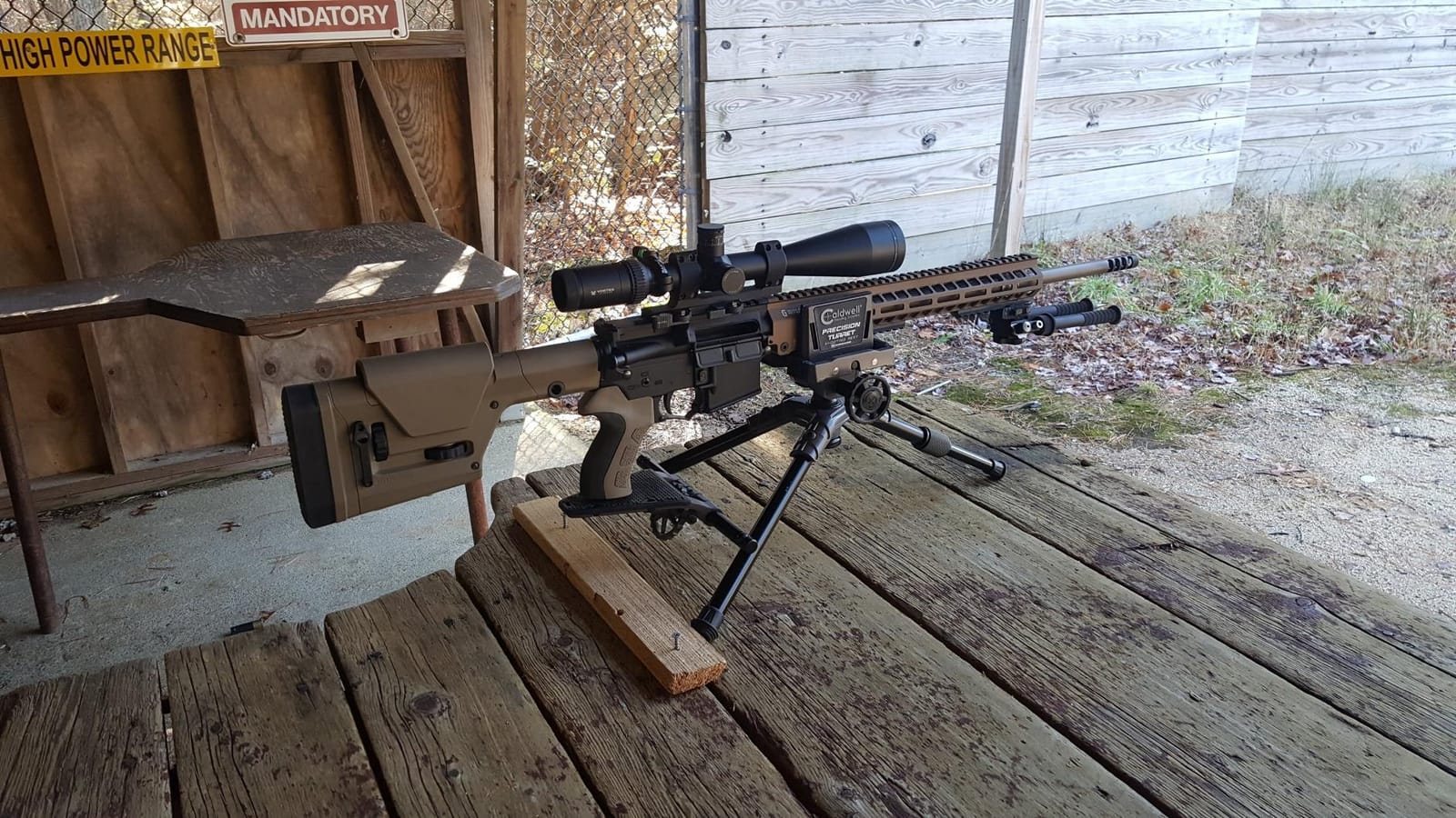 Caldwell Precision Turret Gun Clamp Shooting Rest | Adjustable Leg & Front Rest, Tilting & Panning, Micro-Precision Pistol Grip customer photo 2