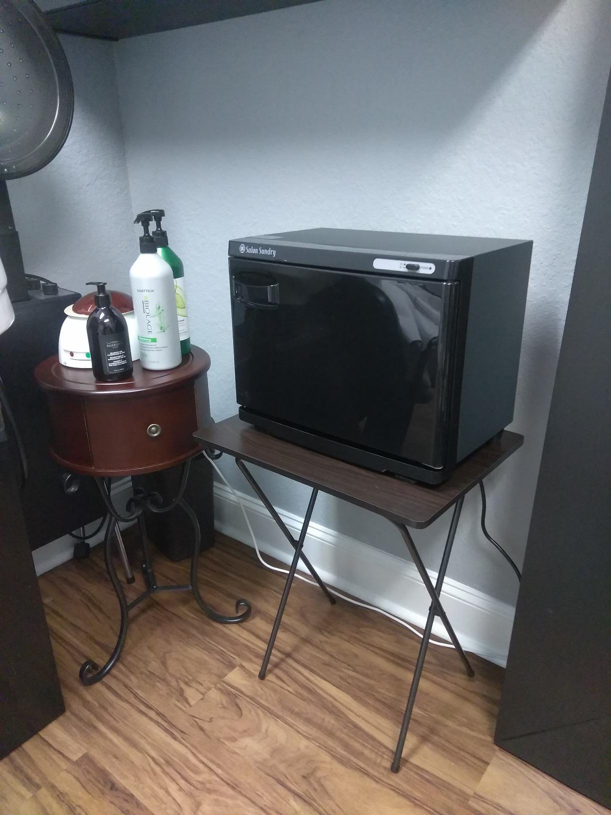 Salon Sundry Professional High Capacity Hot Towel Warmer Cabinet - Facial Spa and Salon Equipment - Black customer photo 2