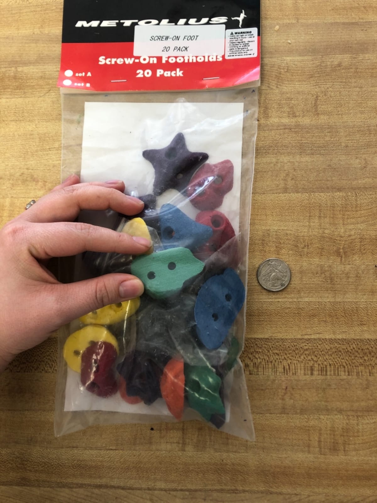 Metolius PU Screw On Foot Holds - 20Pack customer photo 1
