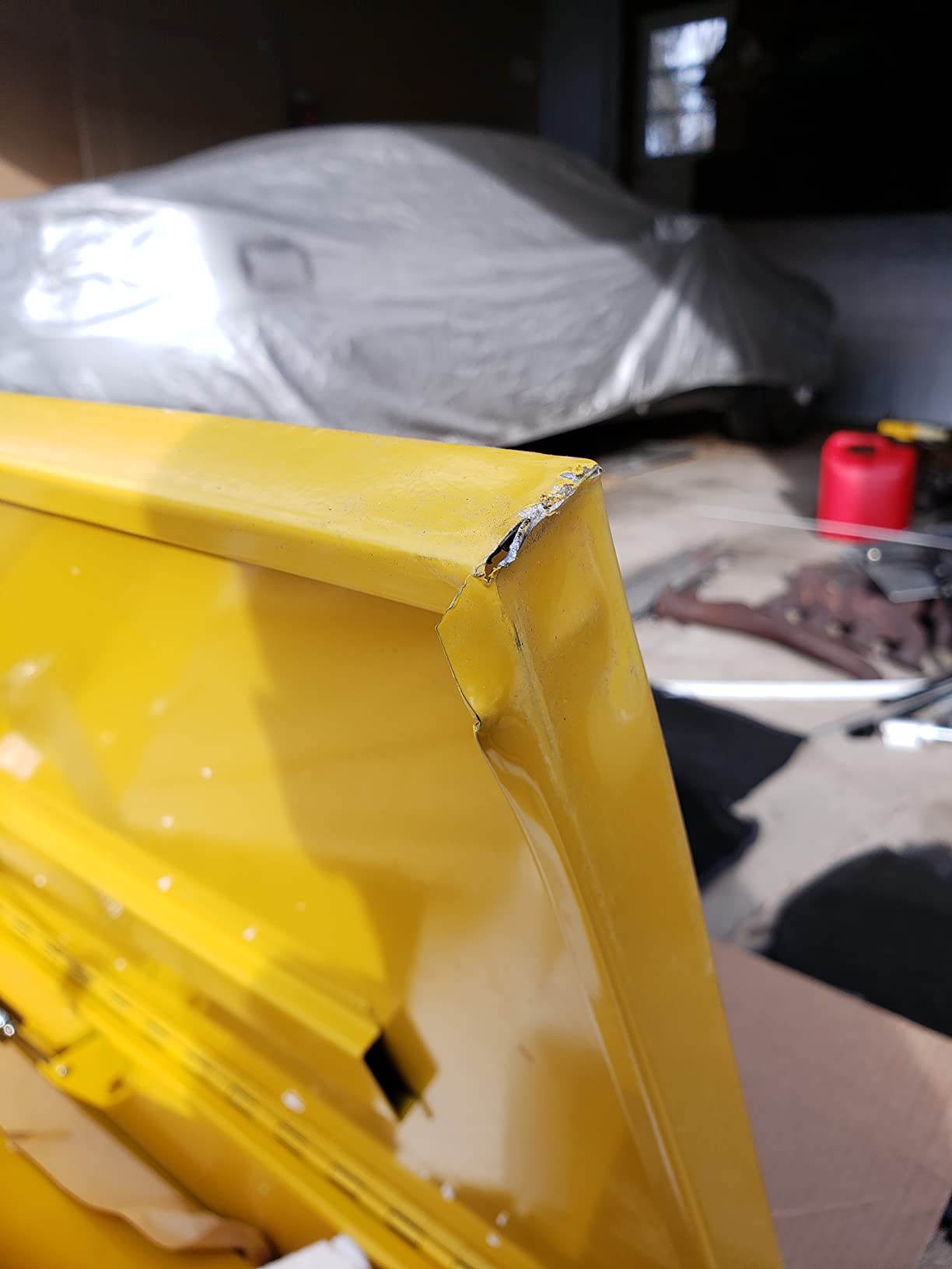 JEGS 40-Gallon Parts Washer | 24 Gallon Solvent Capacity | 5 Gallon Per Minute Max Pump Output | Heavy Duty Steel | Powder Coated Yellow or Black with JEGS Logo customer photo 2