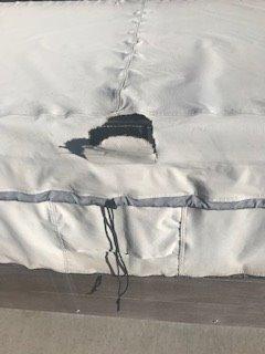 ULTCOVER Waterproof 600D Polyester Square Hot Tub Cover Outdoor SPA Covers 85 x 85 inch customer photo 2