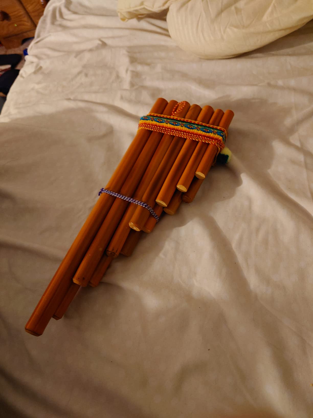 Spirit of Nature - Flute Instrument Pan Flute, Native Instruments Musical Instruments for Adults | Bamboo Flute Wooden Flute, Flauta de Pan Flautas Musicales, 2 Sizes - Small customer photo 2