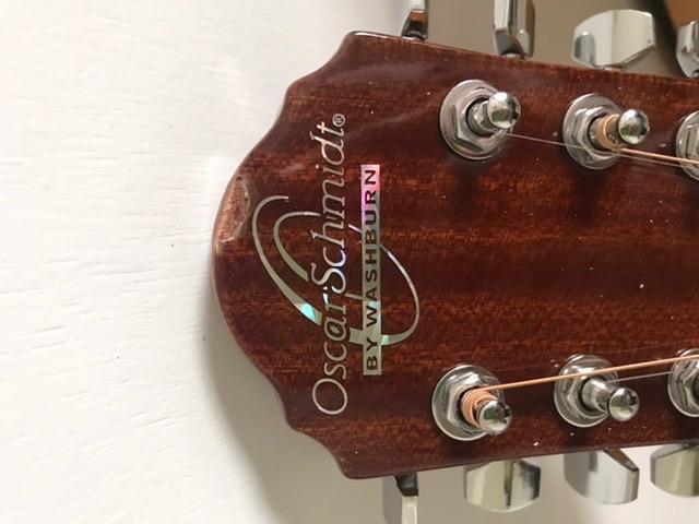 Oscar Schmidt OD312-A Dreadnought (12 String) Acoustic Guitar, Natural Spruce customer photo 1
