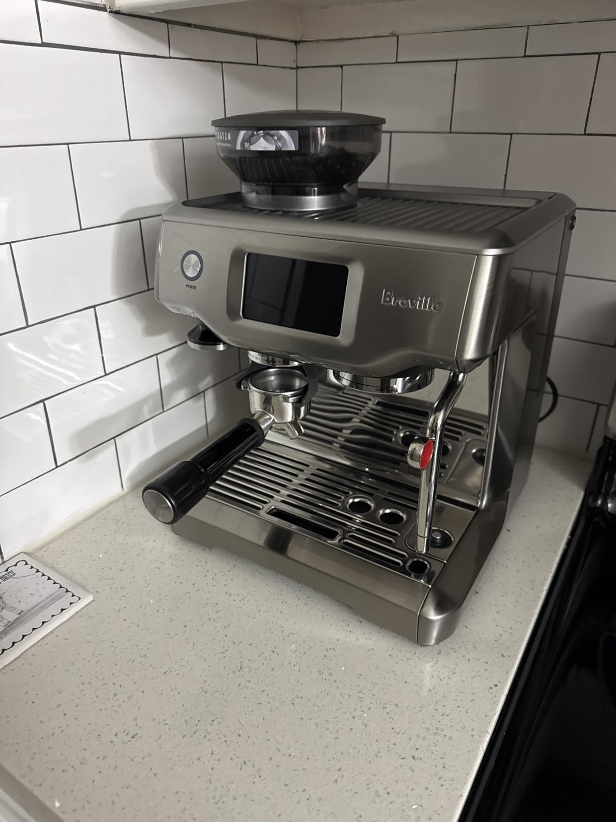 Breville BES880BSS Barista Touch Espresso Machine, Brushed Stainless Steel customer photo 1